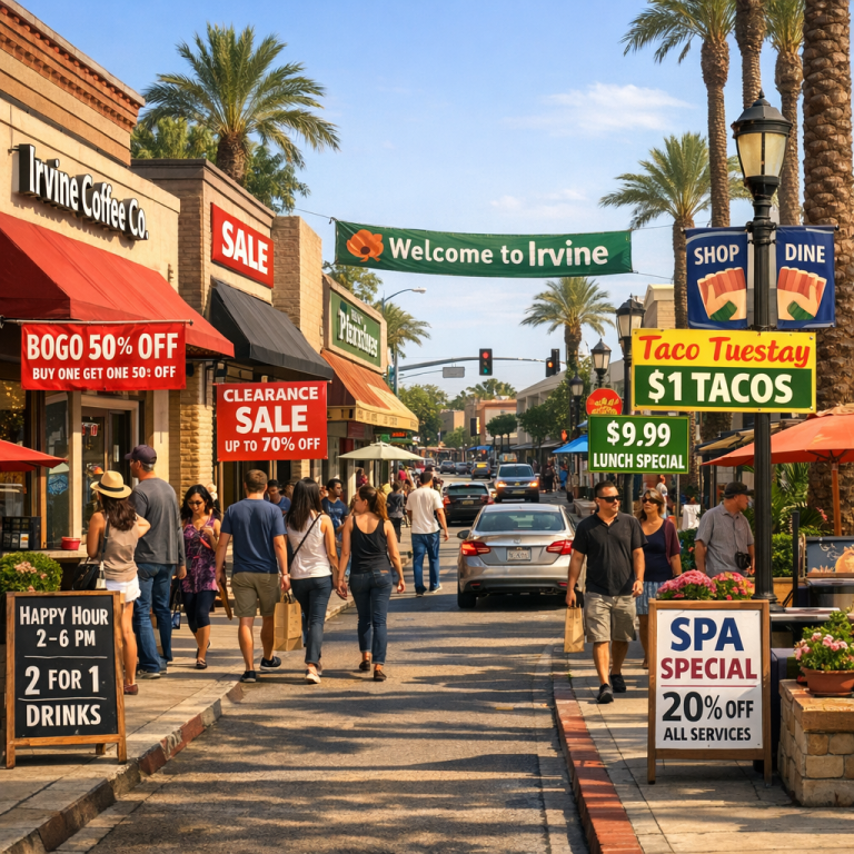 Discover Exclusive Deals from Irvine’s Local Businesses